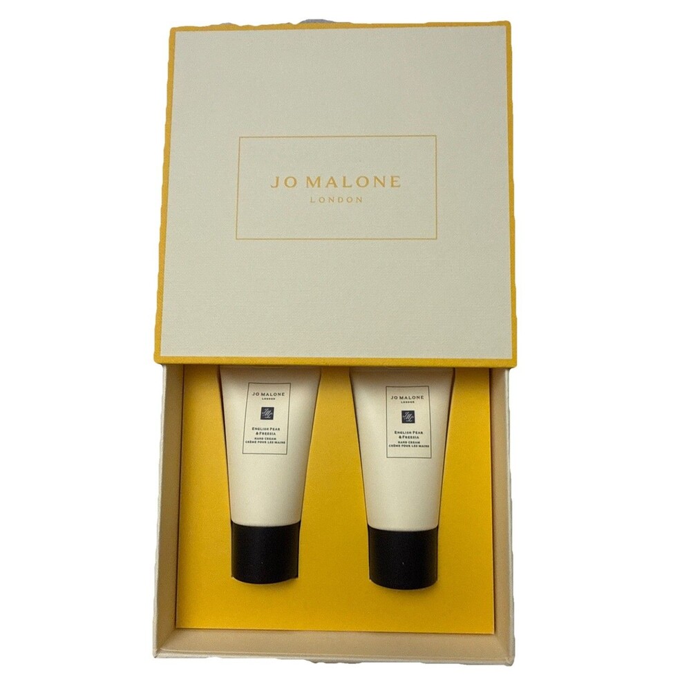 New! Jo Malone London English Pear & Freesia Hand Cream Duo Gift Box